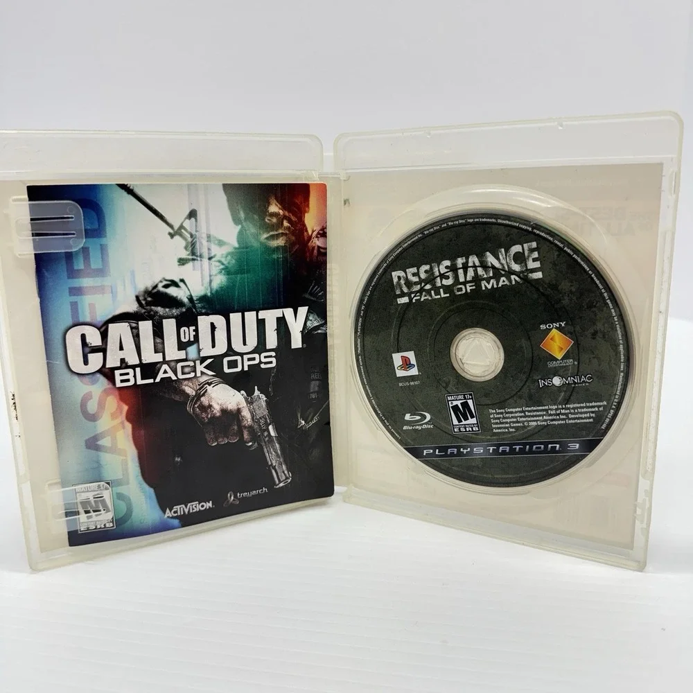 Lot of 3 Sony PS3 Call of Duty Black Ops Modern Warfare 1 & 2 Ghost CIB